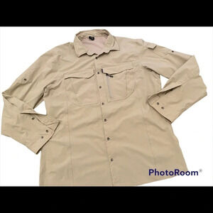 Haglofs Salo II Long Sleeve Button Down Shirt Sz 3XL Short Men